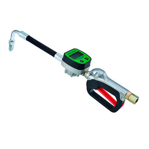 Пистолет с электронным счетчиком масла,полуавтоматическое сопло 16мм, вход F 1/2