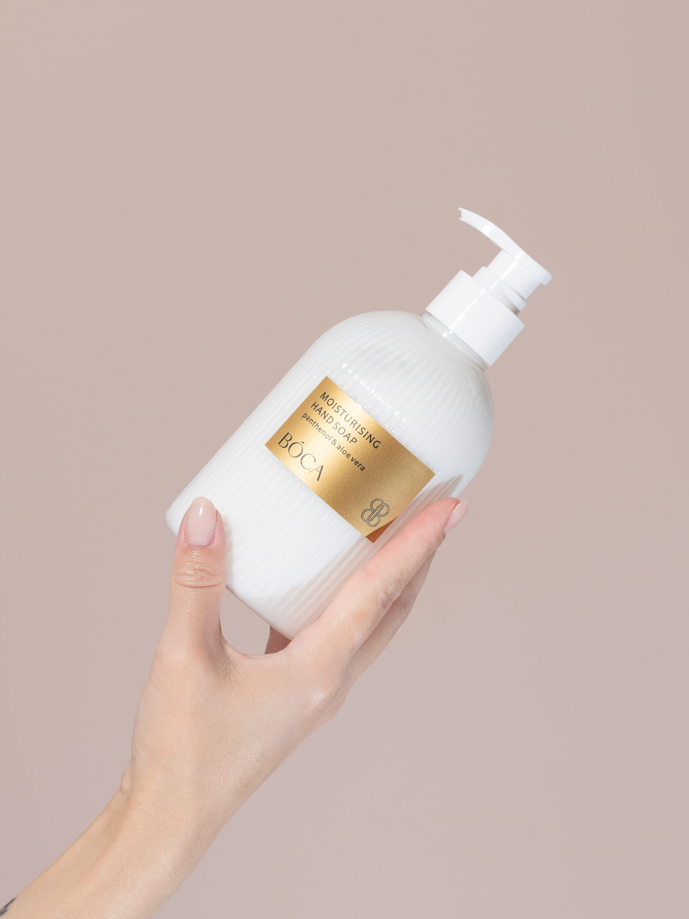 BOCA AROMA Крем-мыло для рук парфюмированное PANTHENOL & ALOE VERA, 500мл.