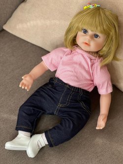 Кукла Реборн мягконабивная 48см в пакете (FA-075)