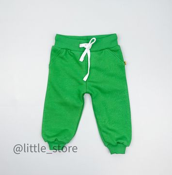 Брюки из футера, Зеленые