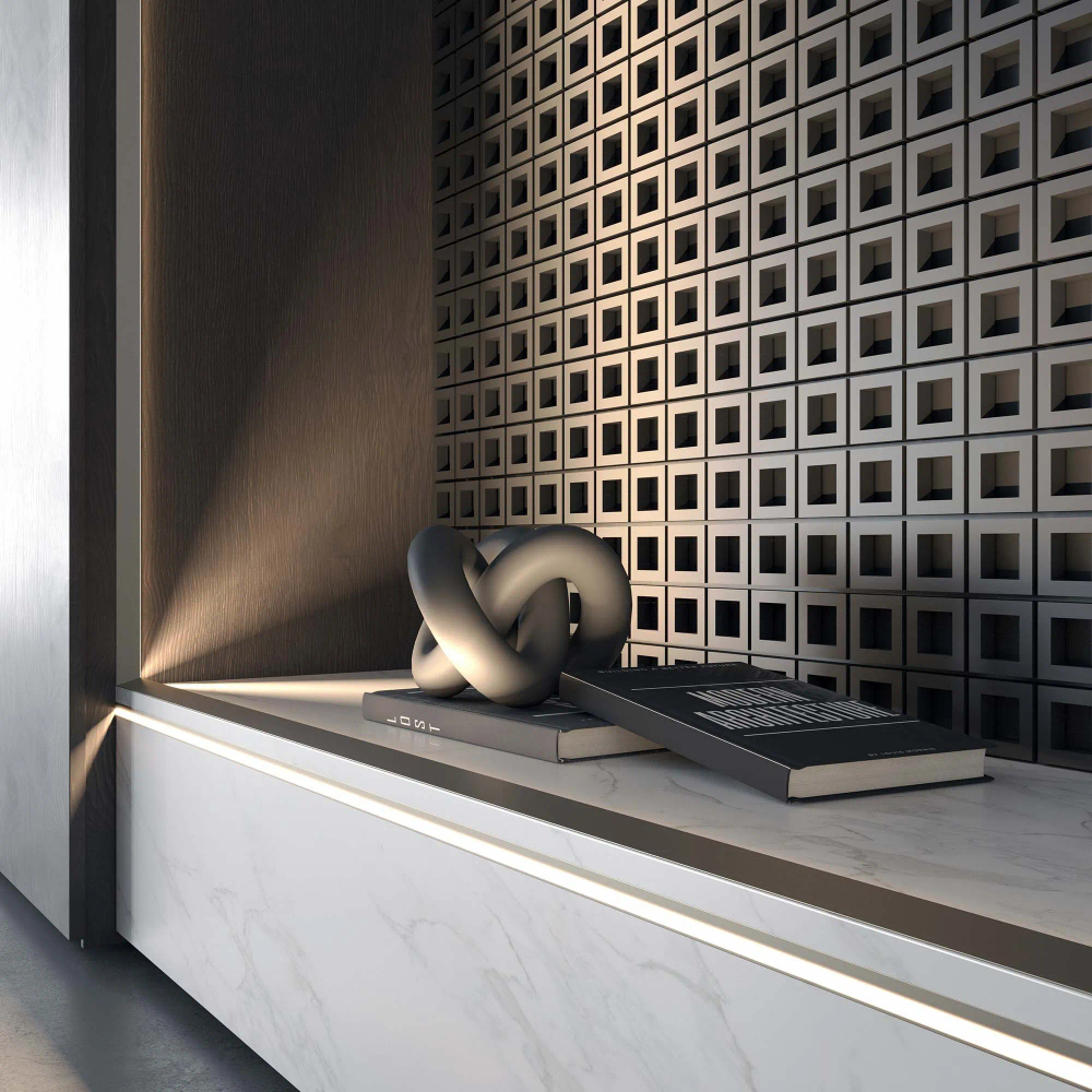 Профиль SL-MINI-SHELF-H9-2000 ANOD OLIVE GREY (Arlight, Алюминий) 038208