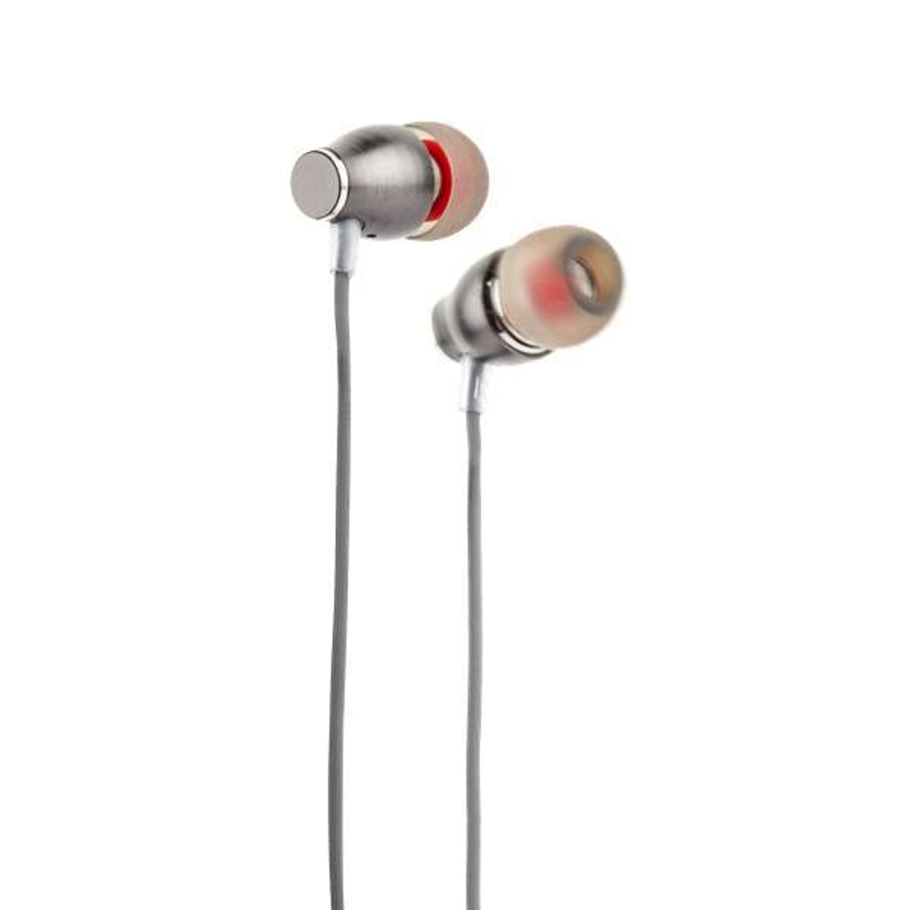 Наушники Hoco M28 Ariose Universal Earphones with mic (1.2 м) с микрофоном Gray Серые