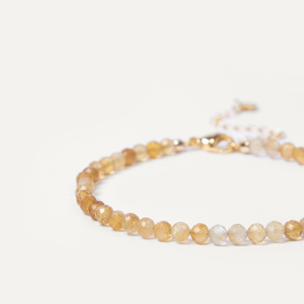 Браслет на ногу Facets YEL