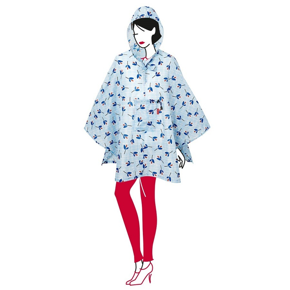 Дождевик mini maxi leaves blue