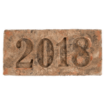 Кирпич с клеймом ГОДА