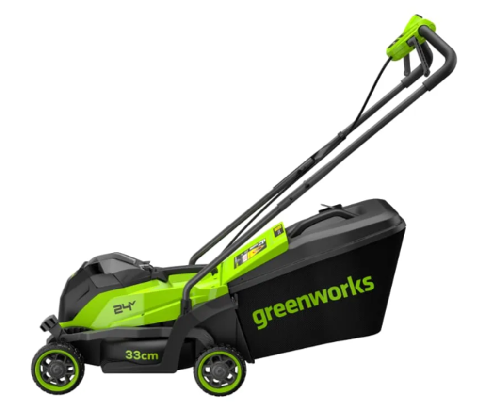 Газонокосилка аккумуляторная Greenworks GD24LM331, 24V, 33 см, (2520607)