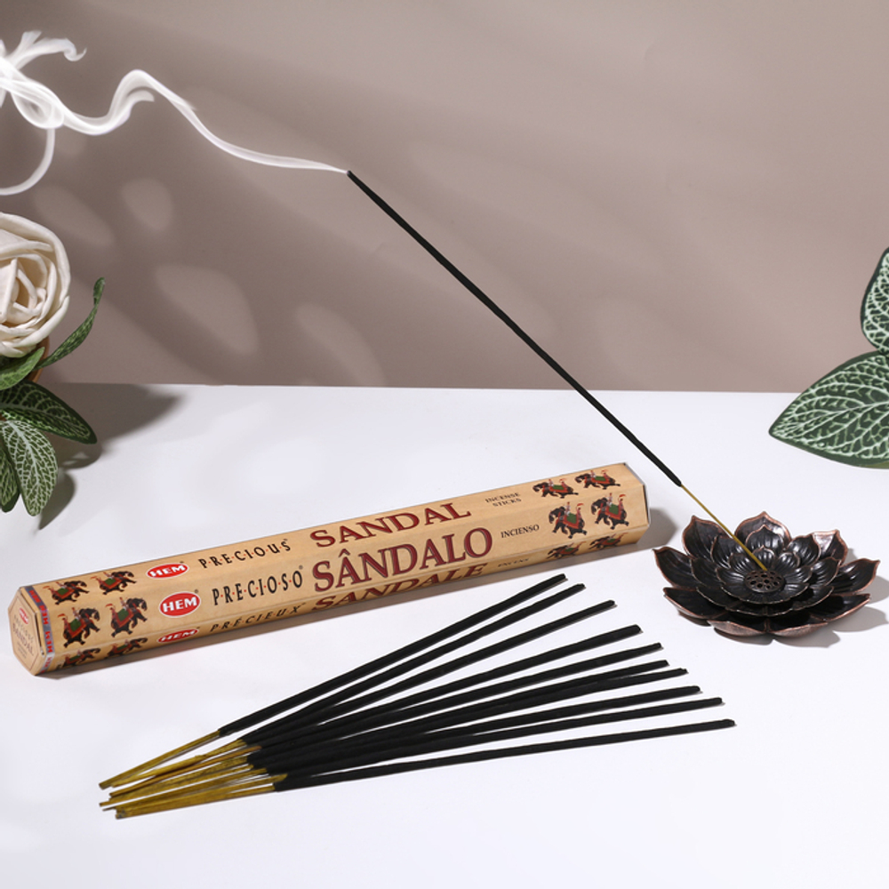 Благовония HEM "Sandal. Сандал", 20 палочек в упаковке, шестигранник 696388