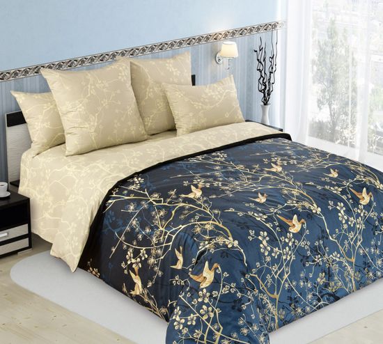 Полуторный комплект постельного белья Легкое дыхание перкаль