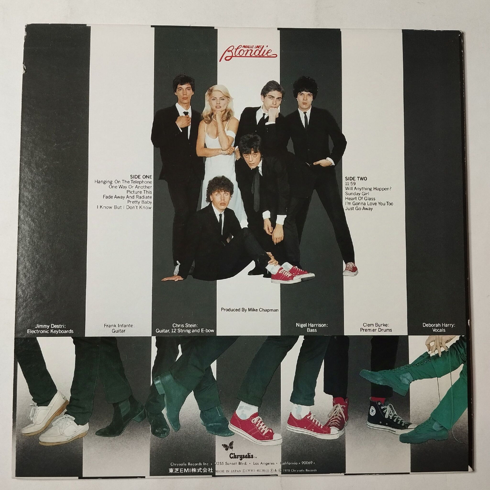 Винтажная виниловая пластинка LP Blondie Parallel Lines (Japan 1978) (No Obi) One Way Or Another