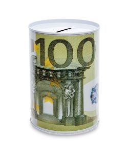 GAEM Art BX- 46/1 Металлическая копилка мал. «Евро»