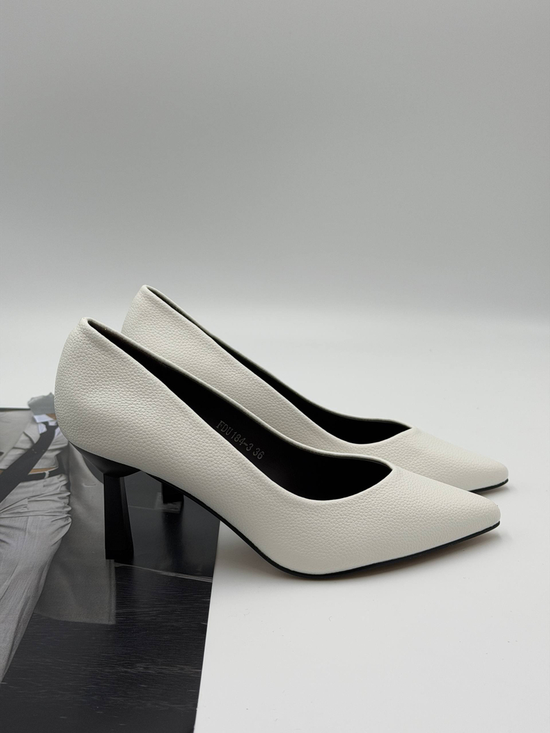 Туфли женские экокожа арт. 184-3 цвет "белый"