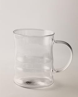 Zara Home чашка из боросиликатного стекла, цвет прозрачный, 11.8 см