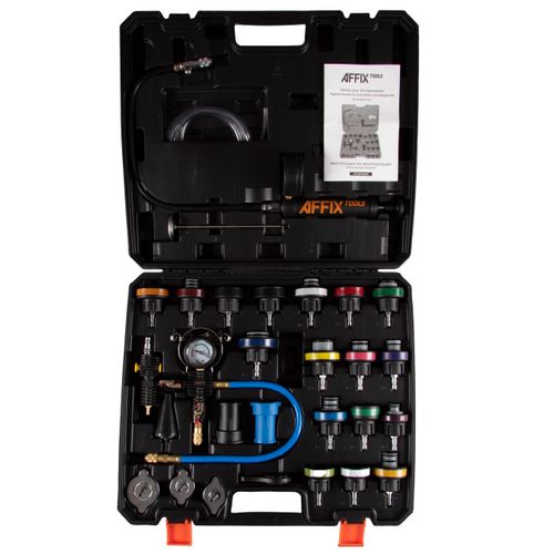 AFFIX (AF10331028C) Набор для тестирования герметичности системы охлаждения, 28 предмета, кейс