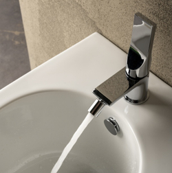 Bossini Apice смеситель для биде 169 мм, донный клапан, цвет белый матовый