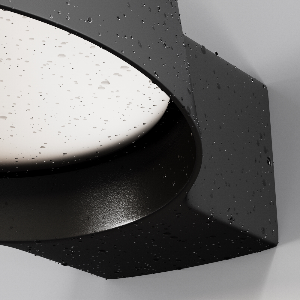 Уличный настенный светильник Outdoor O443WL-L12GF3K