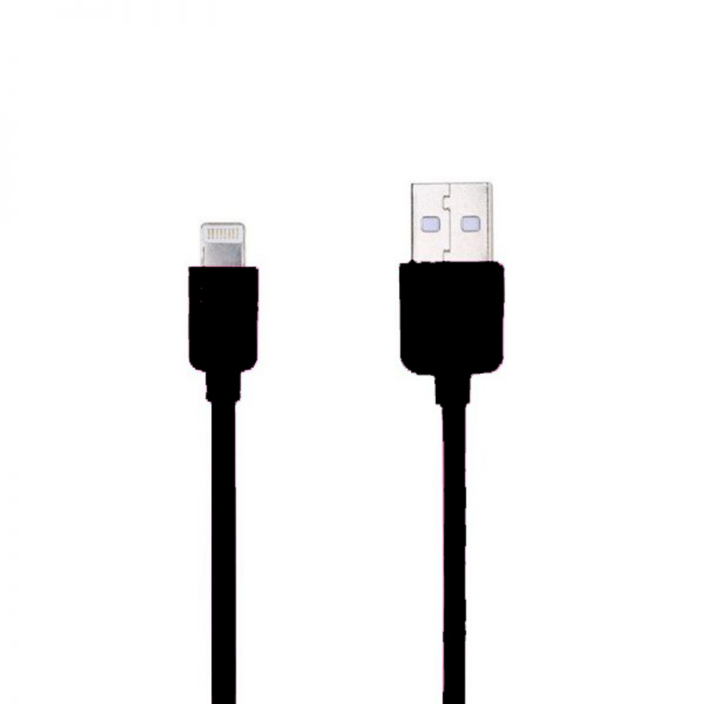 Кабель USB - Lightning Remax Light для iPhone 5 (черный) 1м RC-06i