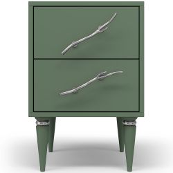 Тумба Арт Колор matte Классик Сильвер Зеленый нефрит матовый