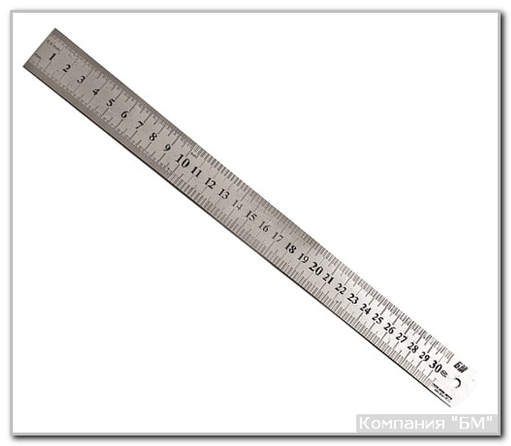 Линейка металл.  500 мм БМ