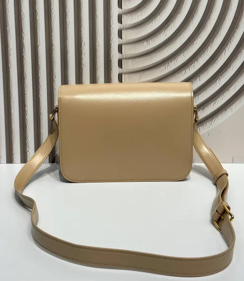 Сумки CELINE CLASSIQUE TRIOMPHE из блестящей кожи