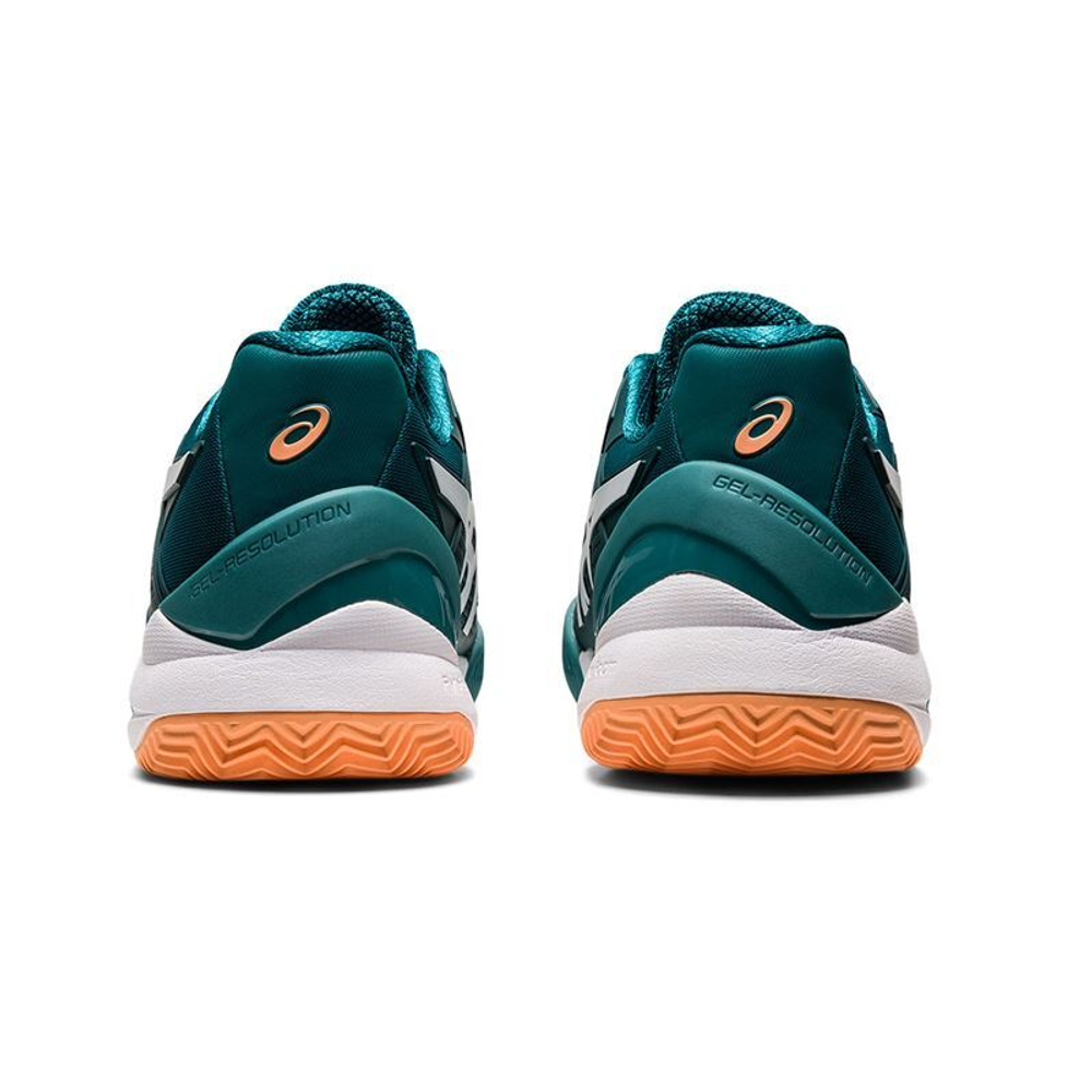 Мужские кроссовки теннисные Asics Gel-Resolution 8 Clay - velvet pine/white