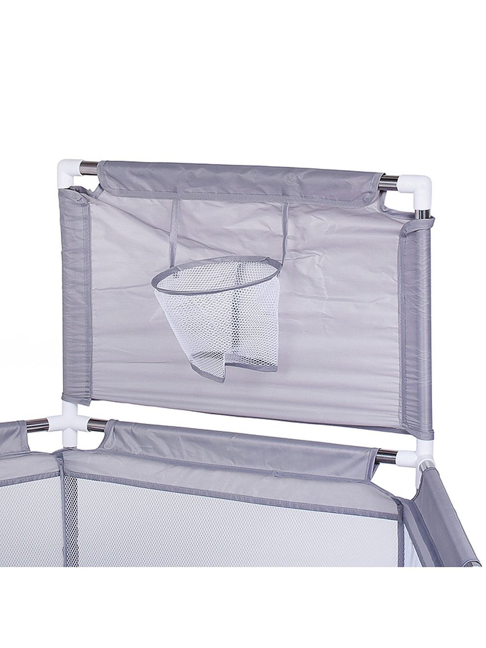 Манеж детский шестигранный (113*130*65) цвет серый (М9-4)