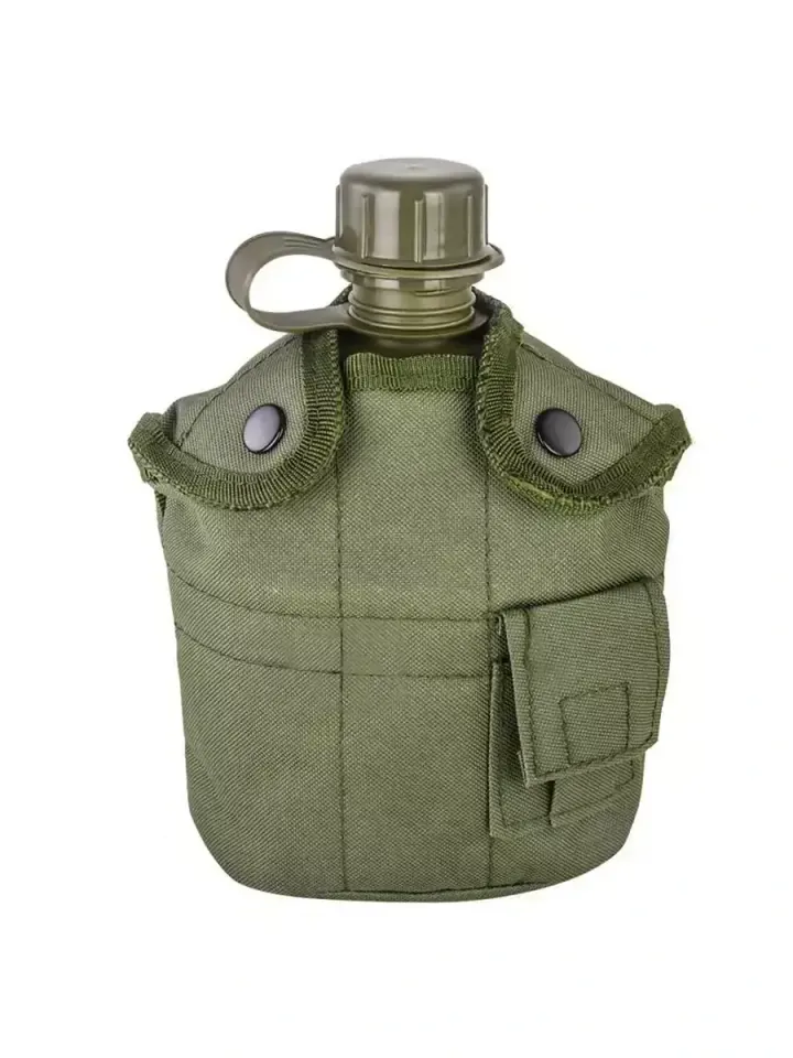 Фляга US 1л. с котелком (olive)