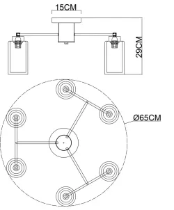 Потолочная люстра Arte Lamp