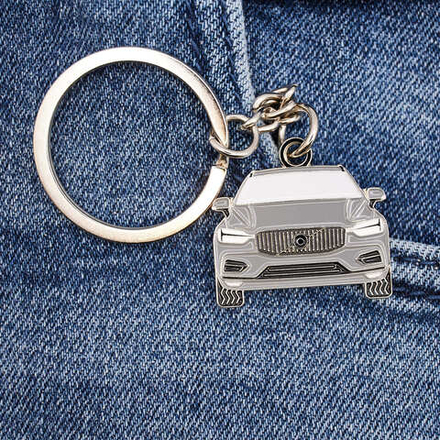 Брелок автомобиль Volvo XC60 темно-серый