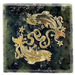 Пластина на магните "Знак зодиака" змеевик