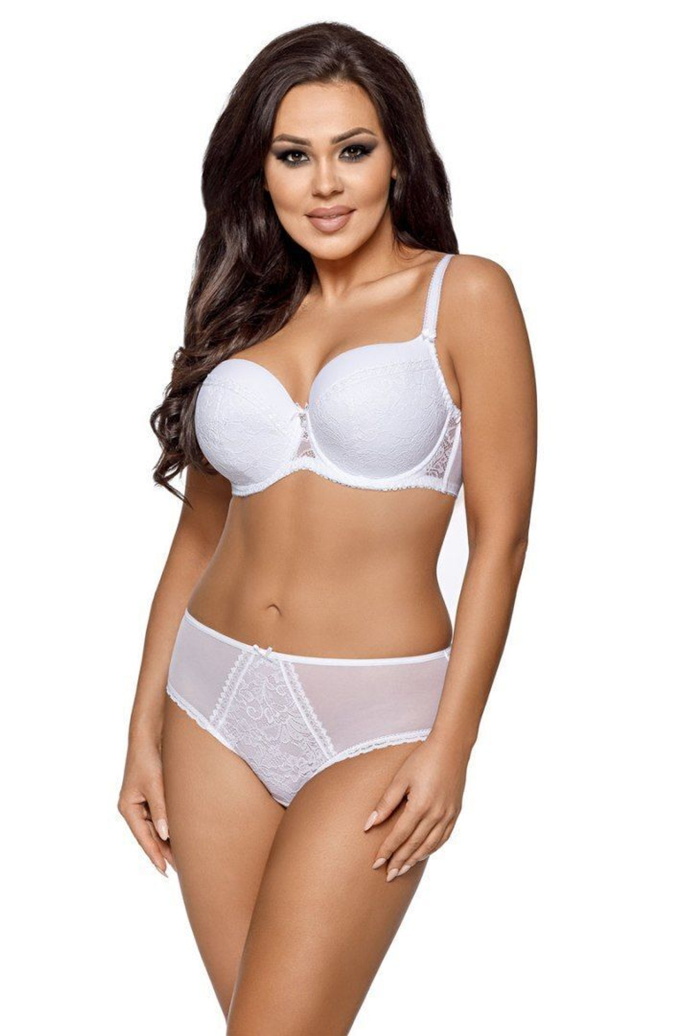 Классический бюстгальтер на косточках (Размер: 90C) (Цвет: черный)