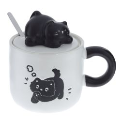 GAEM Кружка с крышкой, 360 мл, L14 W10 H12 см, 4в.