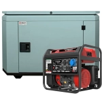 Генератор бензиновый инверторный SUNREKA G7500i с кожухом Geon 1400SS RAL 7031