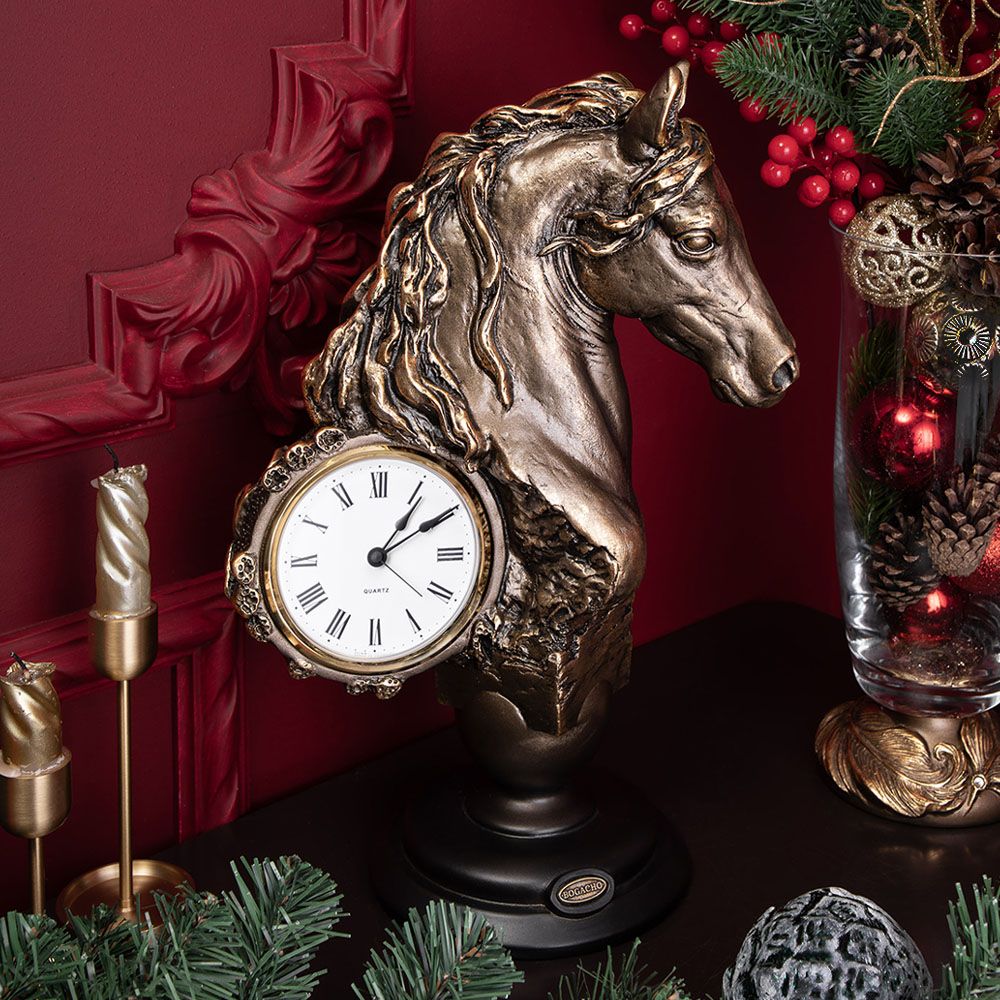 Часы настольные Фабилус Бронза