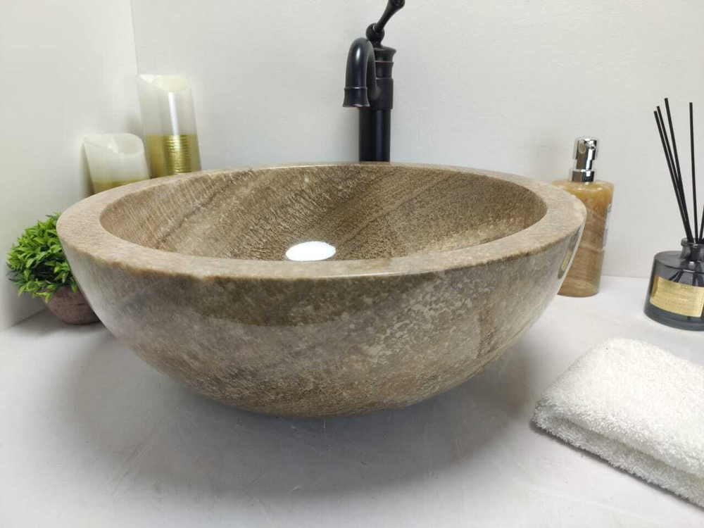 Раковина из оникса Bowl Sunset Medium BO-60018 45*45*17