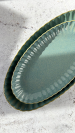 БЛЮДО овальное 10" 250х135х30мм "Corone Calypso"