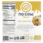 No Cow, Протеиновый батончик, липкая булочка с корицей, 12 батончиков, 60 г (2,12 унции)