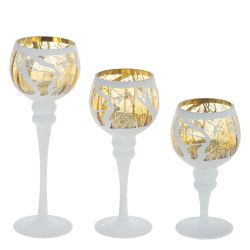 GAEM Набор из 3-х подсвечников, L30 W11 H30 см