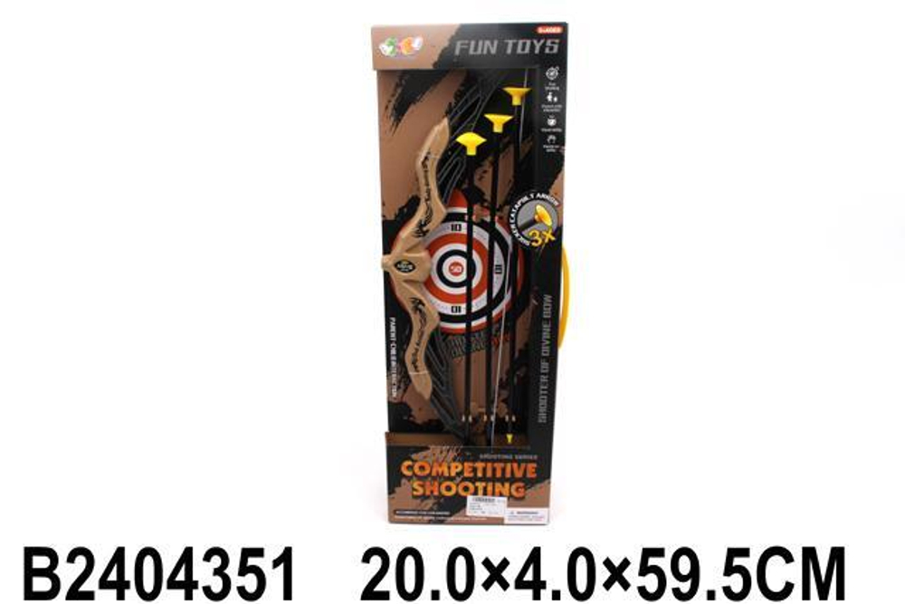 Лук со стрелами, коробка 108-301E