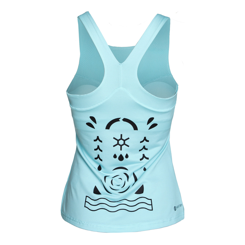 Женская теннисная майка adidas Paris Y Tank Top Women - Light Blue