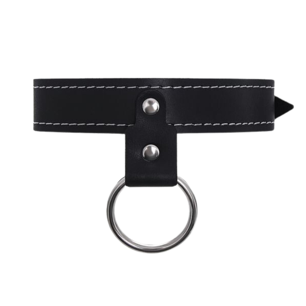 Ошейник из кожи Pecado BDSM