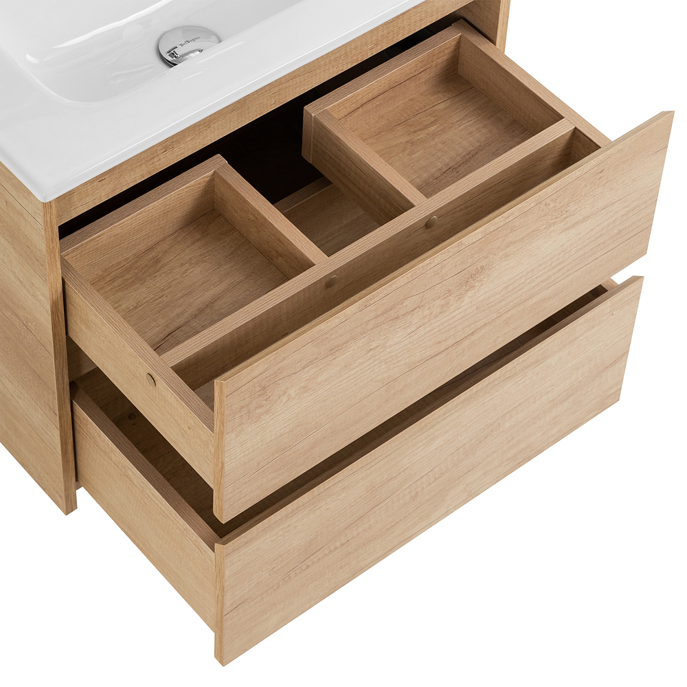 Тумба подвесная с раковиной BelBagno KRAFT 39-500/390-2C-SO-RNN