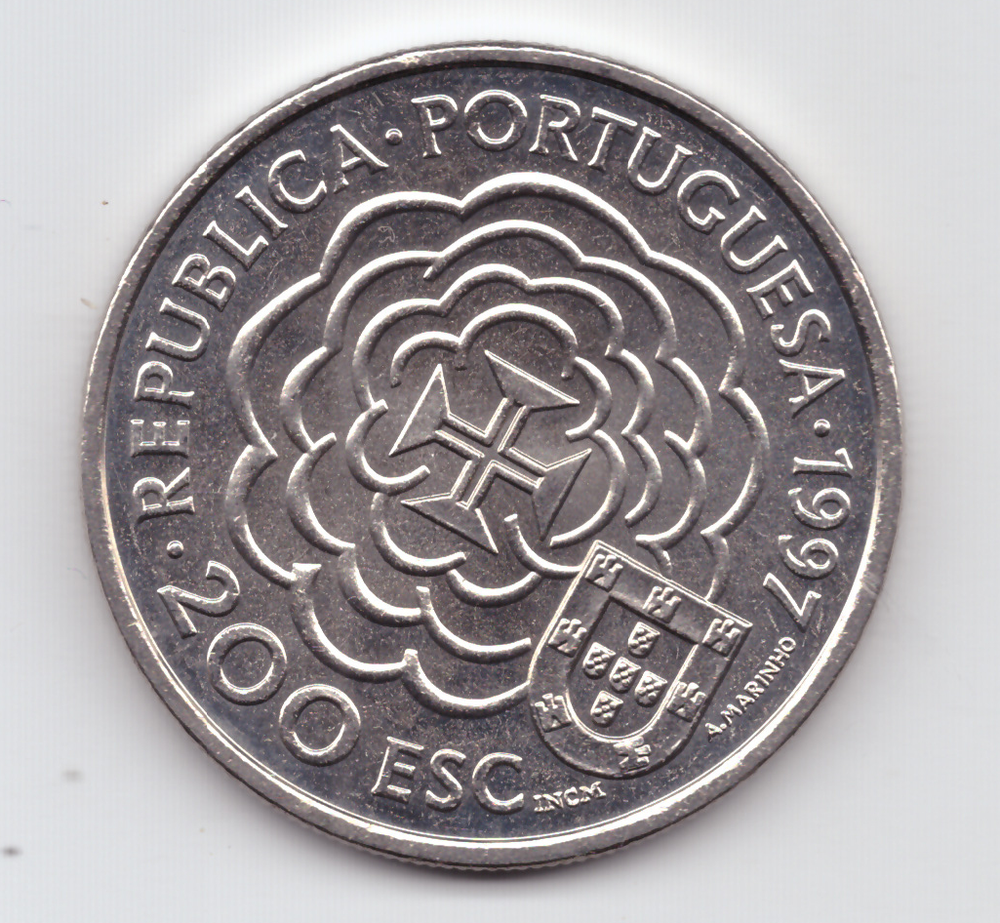 Португалия. 1997. 200 эскудо. Бенто де Гоис. km# 700