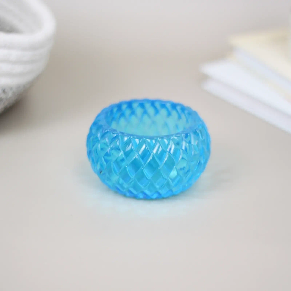 Подсвечник «Грация» 7,5*4,3 см, Голубой