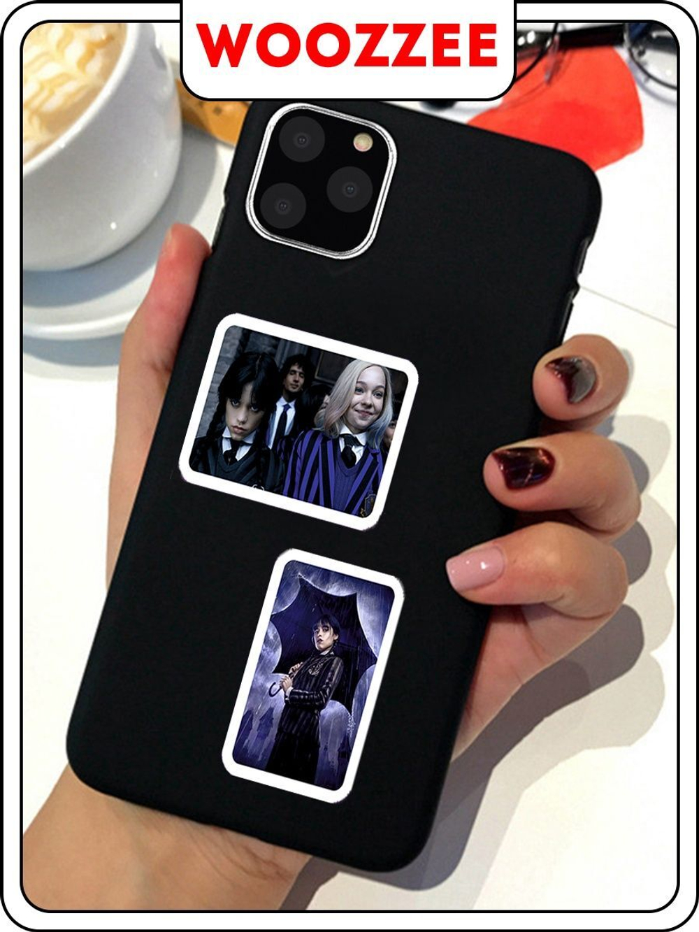 Наклейки-стикеры "Уэнсдей"