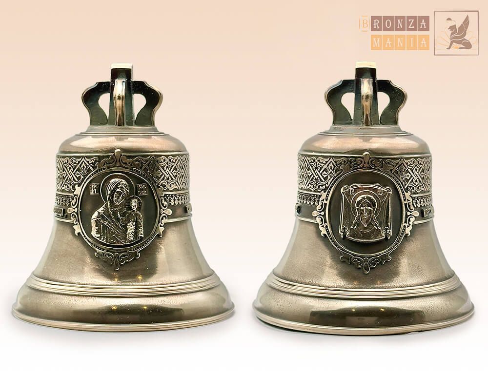 колокол Казанская икона Божией Матери - высота 130 мм.