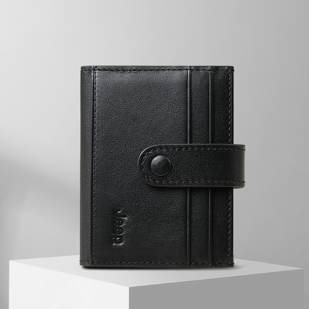 Jeep Cow Leather Wallet Regular Men"s Black