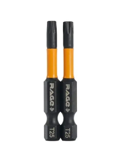 Набор бит торсионных IMPACT 2 шт TORX T25 S2 х 50 мм RAGE by VIRA