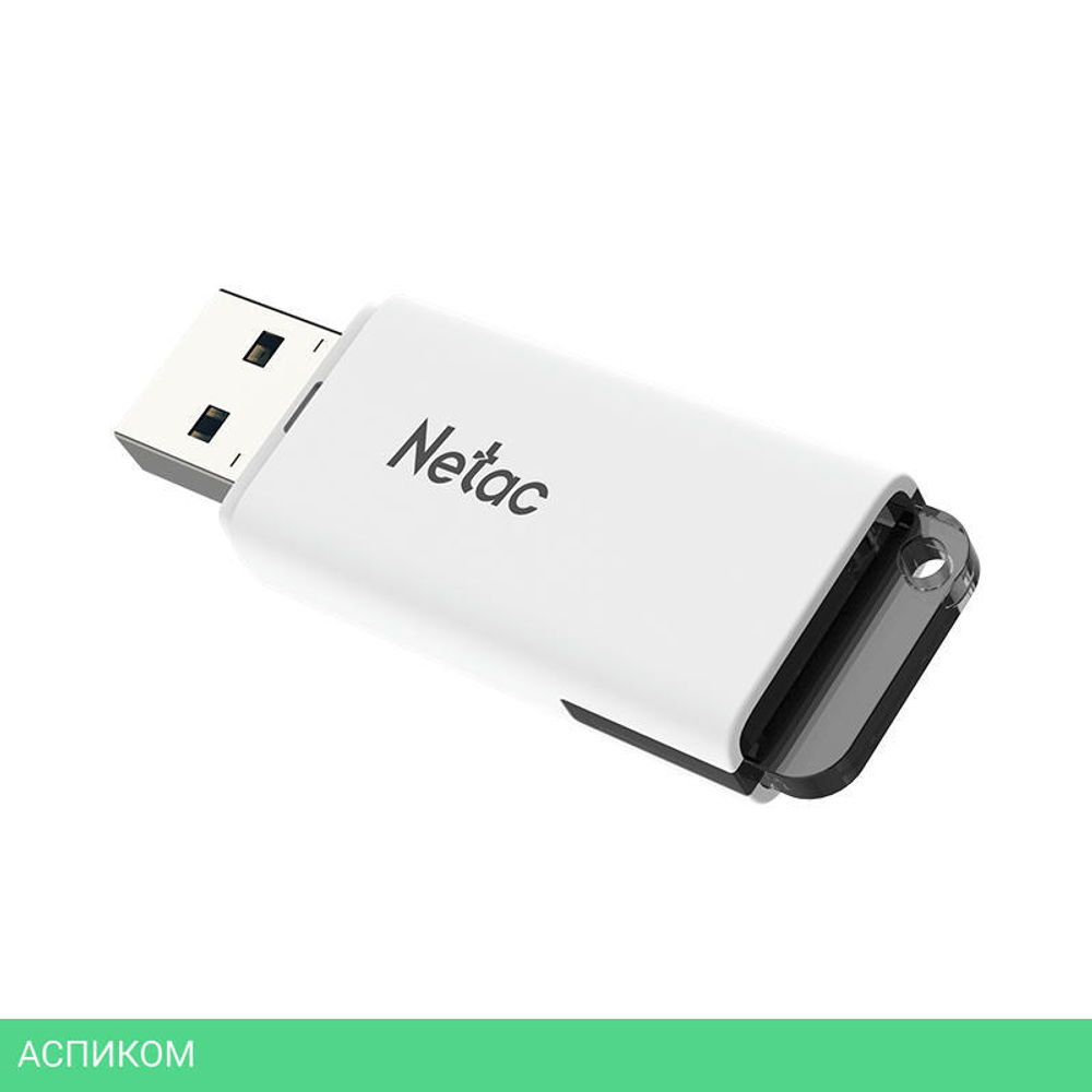 USB Flash-накопитель Netac U185 32Gb белый (NT03U185N-032G-30WH)
