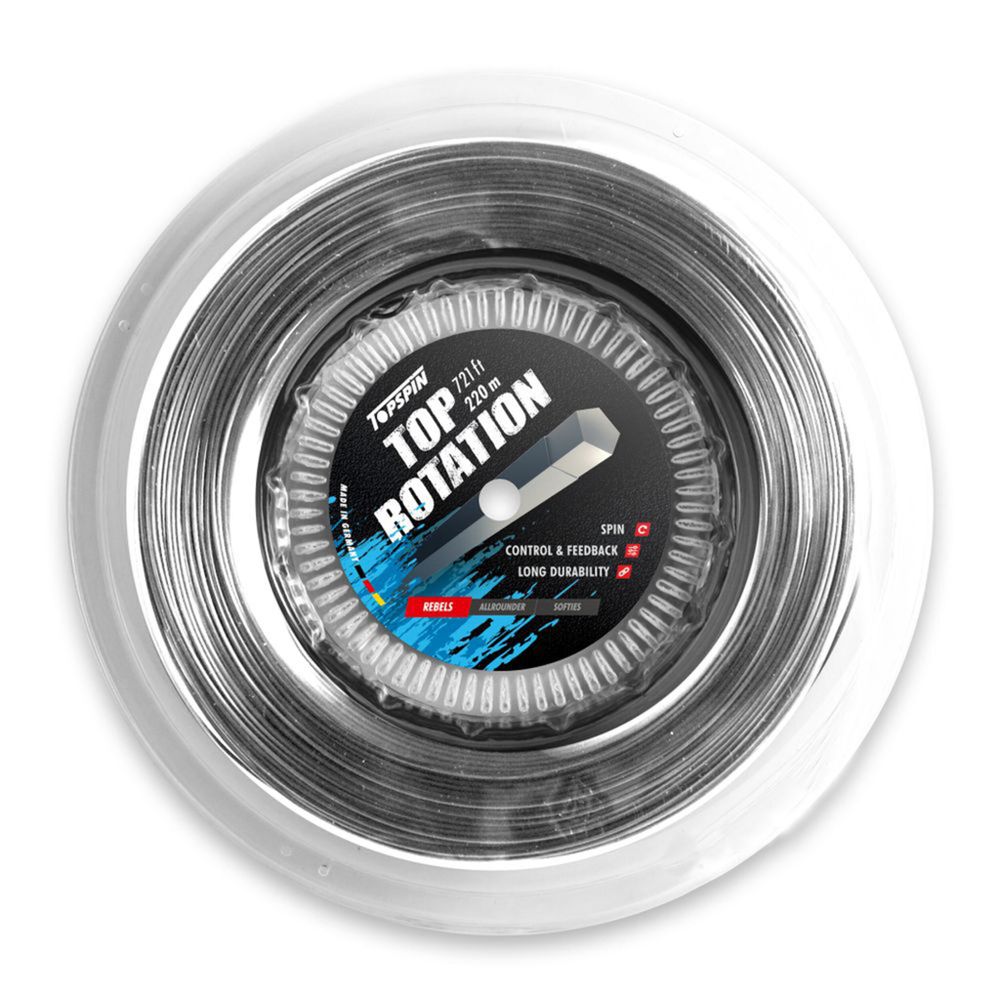 Струны теннисные Topspin Top Rotation 220m String Reel - Grey