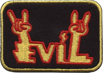 Нашивка Evil - Зло